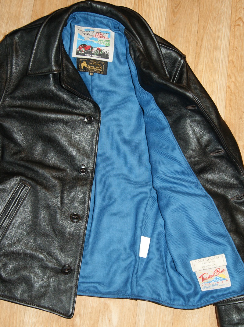 Aero Maxwell Black Vicenza Horsehide Blue Ancient Plain Coloured wool lining.jpg