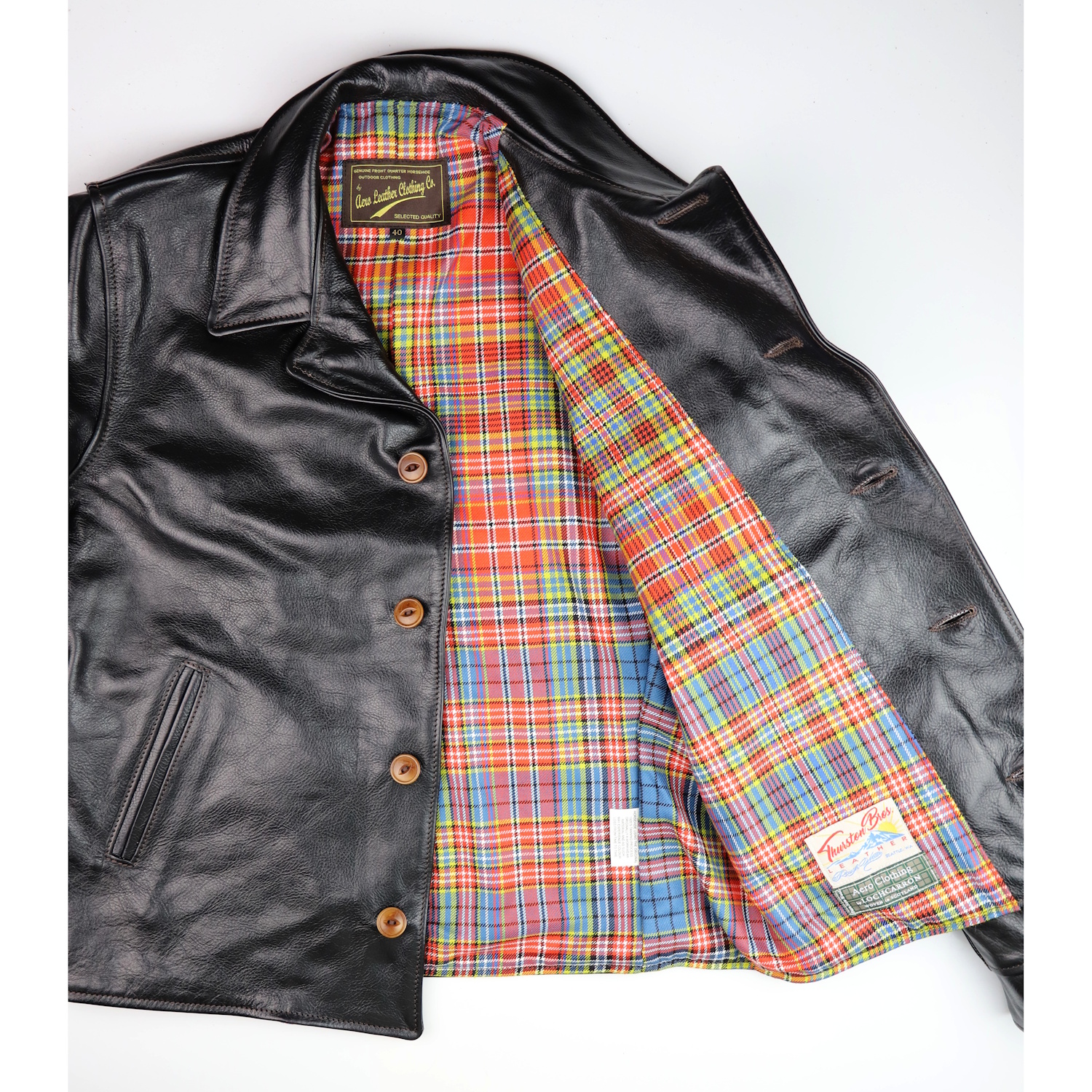 Aero Maxwell Blackened Brown Vicenza KF55 Ogilvie of Airlie Ancient tartan lining IG square.jpg
