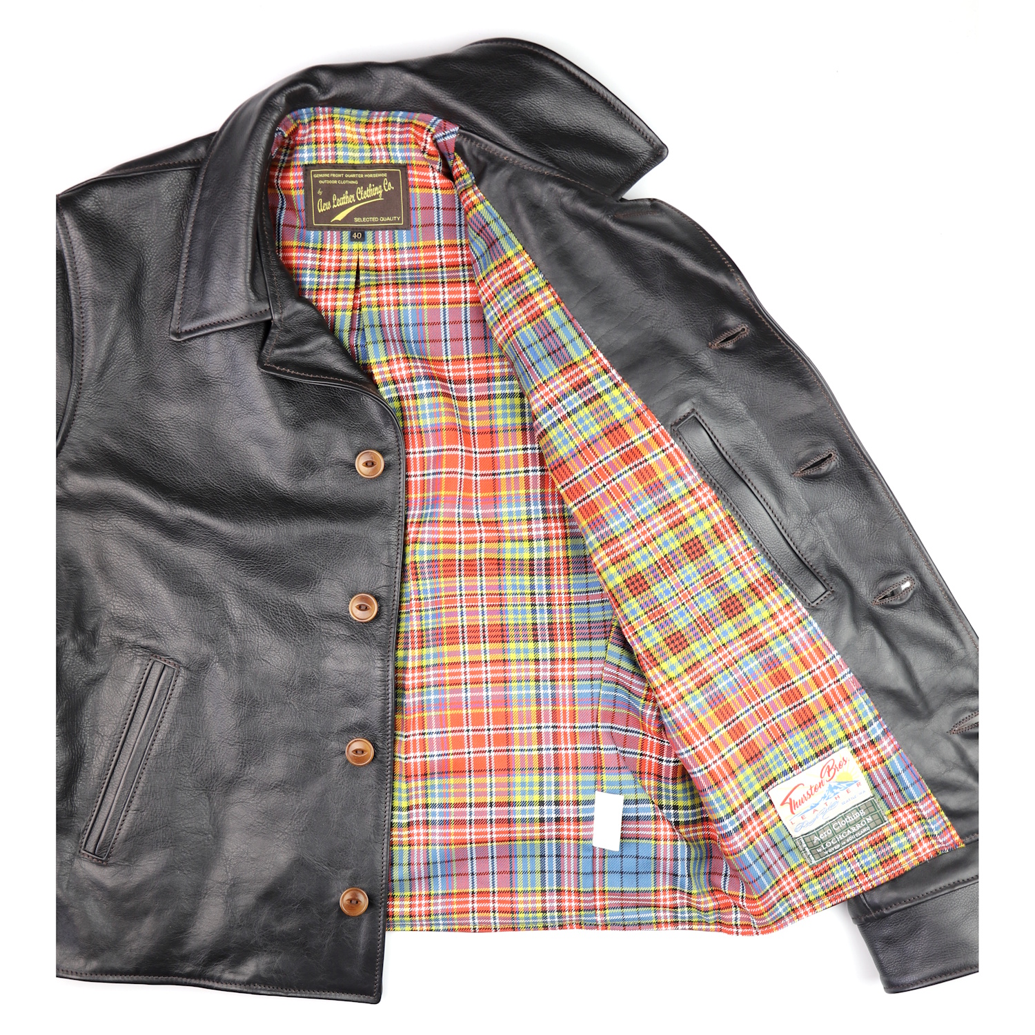 Aero Maxwell Blackened Brown Vicenza YQ6 Ogilvie of Airlie Ancient tartan lining IG square.jpg