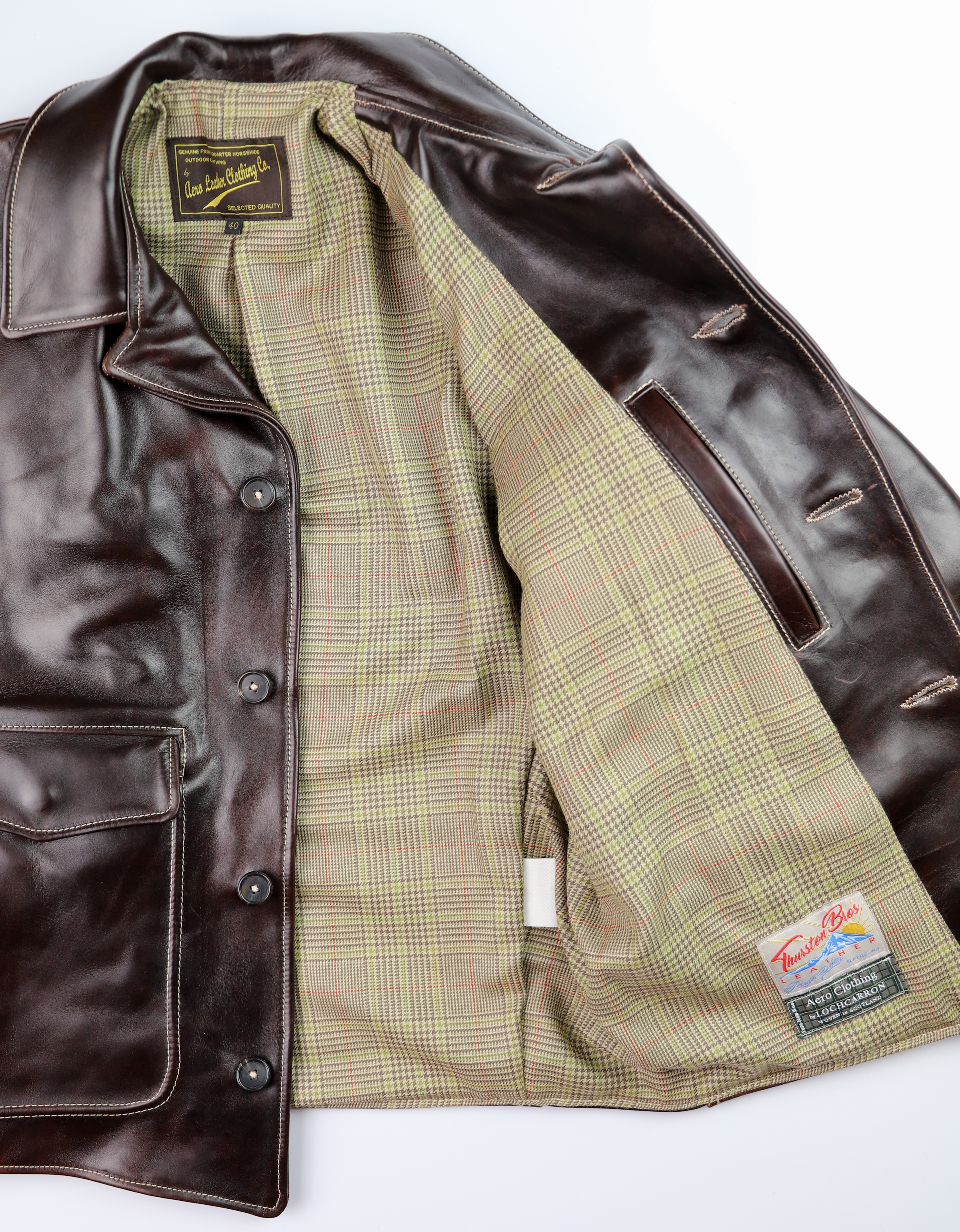 Aero Maxwell Brown CXL FQHH 9HU Crail Check Tweed lining.jpg