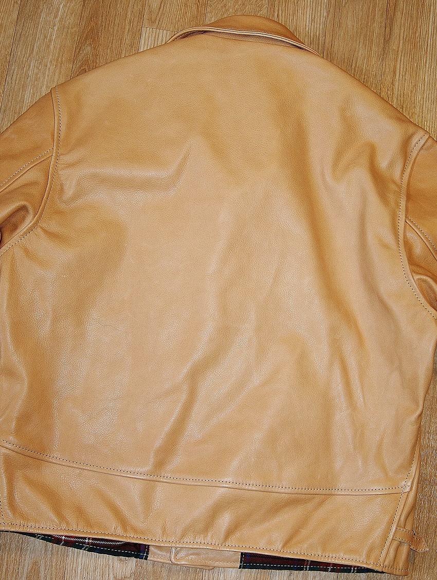 Aero Natural Vicenza Horsehide Aeromarine Size 44 Bottom Back 1 smaller.jpg