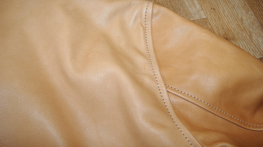 Aero Natural Vicenza Horsehide Aeromarine Size 44 Bottom Back Grain 1 smaller.jpg