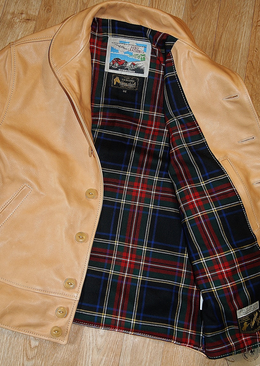 Aero Natural Vicenza Horsehide Aeromarine Size 44 Front Open 3 smaller.jpg