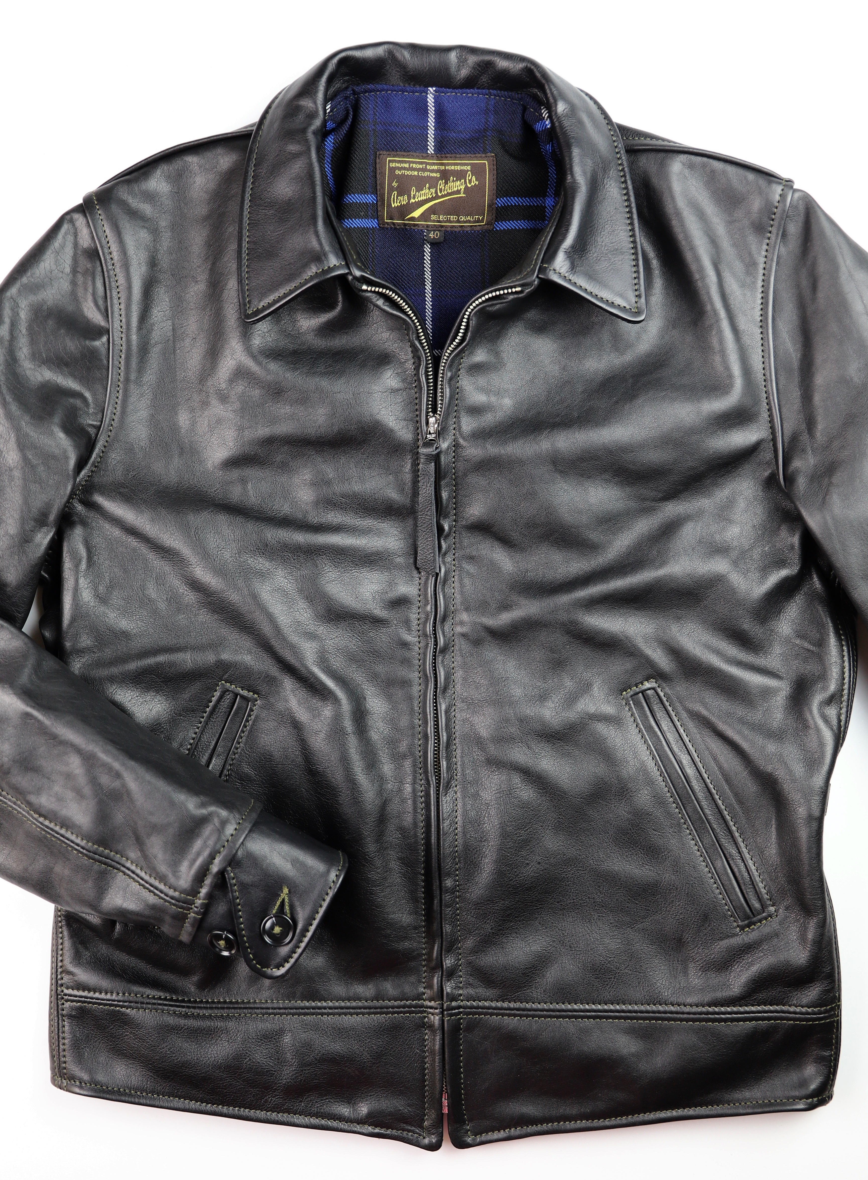 Aero Original Hercules Black Vicenza Horsehide BWL6 front.jpg