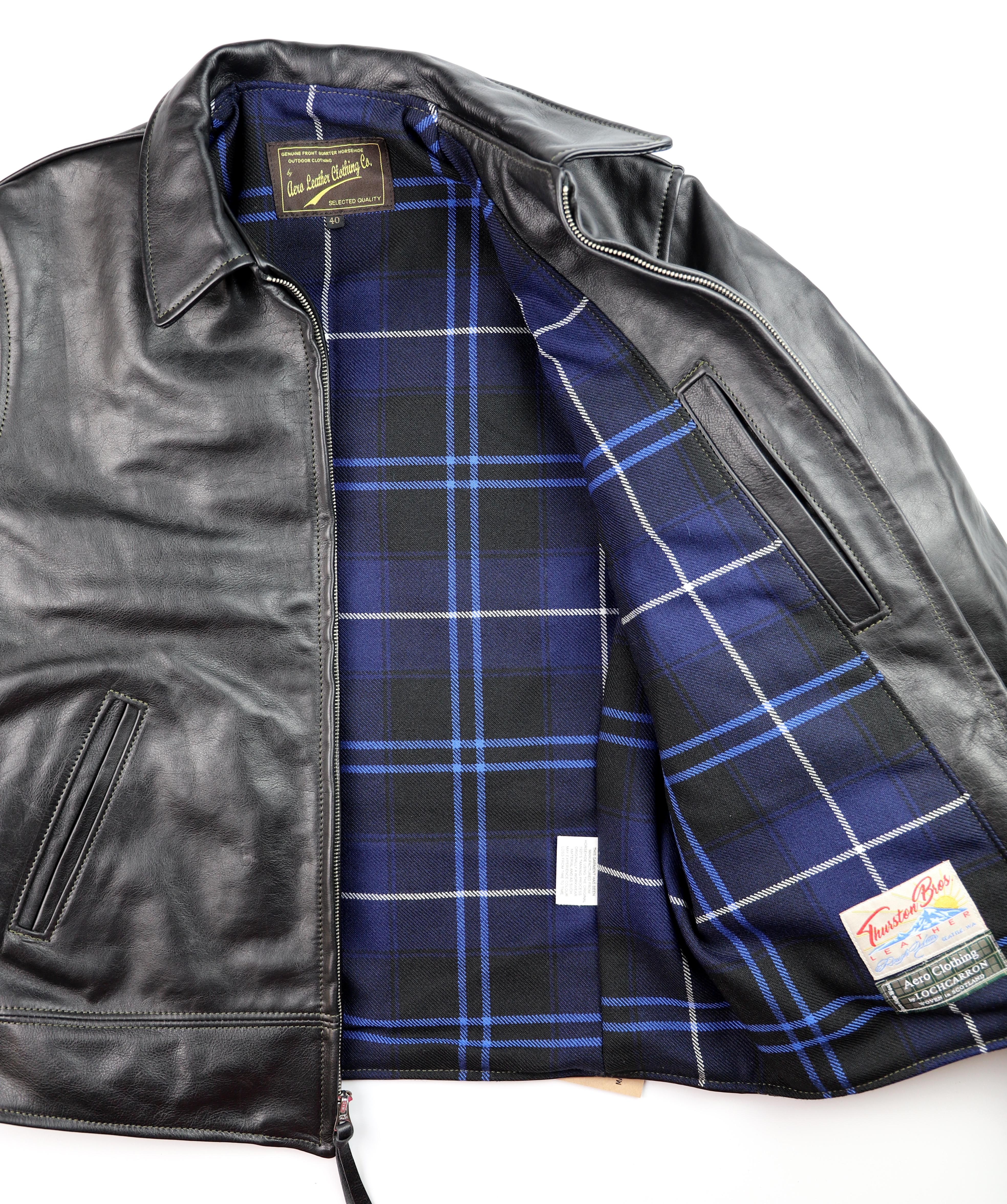 Aero Original Hercules Black Vicenza Horsehide BWL6 Patriot Modern tartan lining.jpg