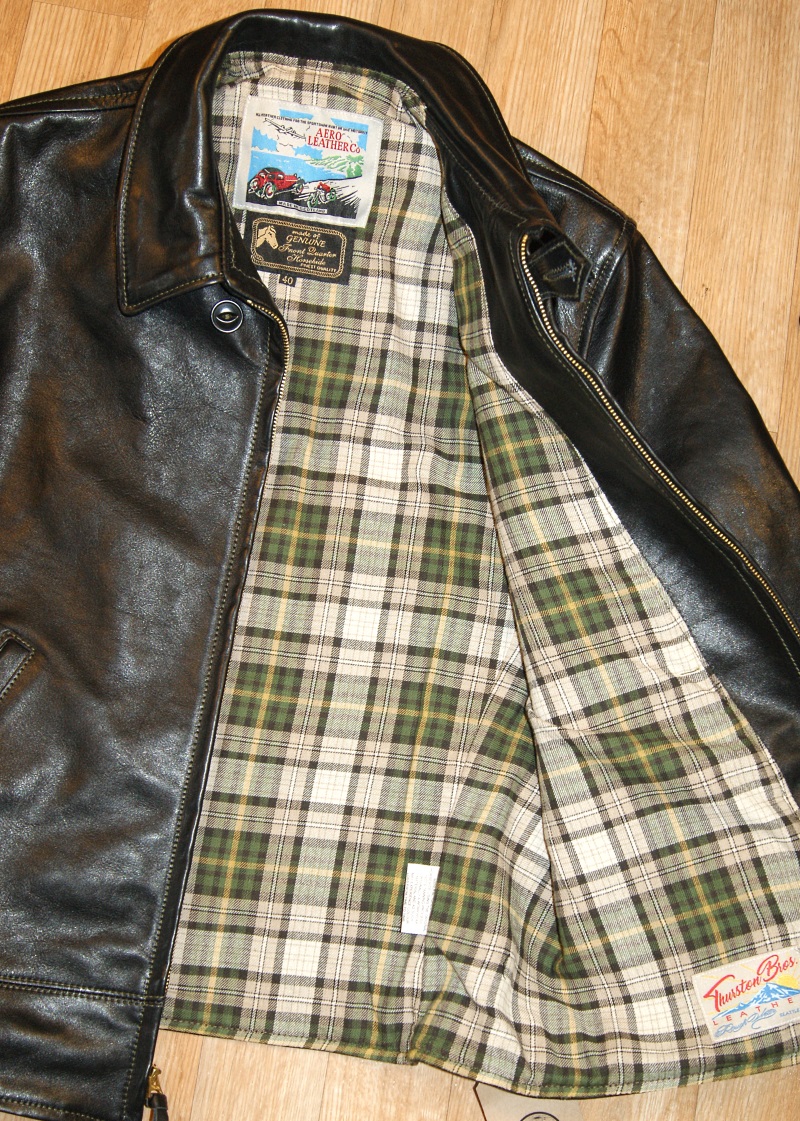 Aero Original Hercules Black Vicenza Horsehide Cheviot Check cotton lining.jpg