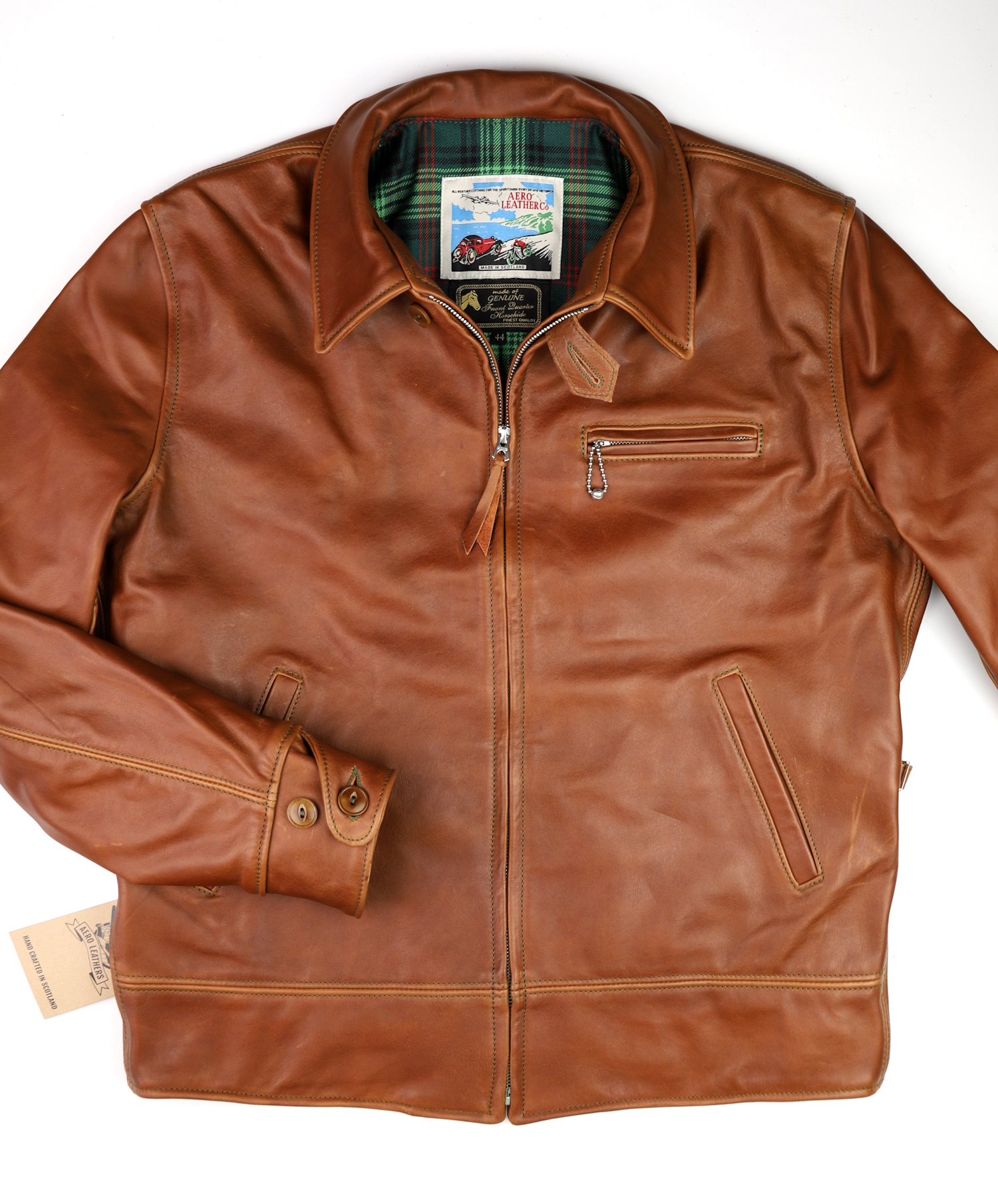 Aero Original Hercules Cognac Pinnacle Horsehide front.jpg