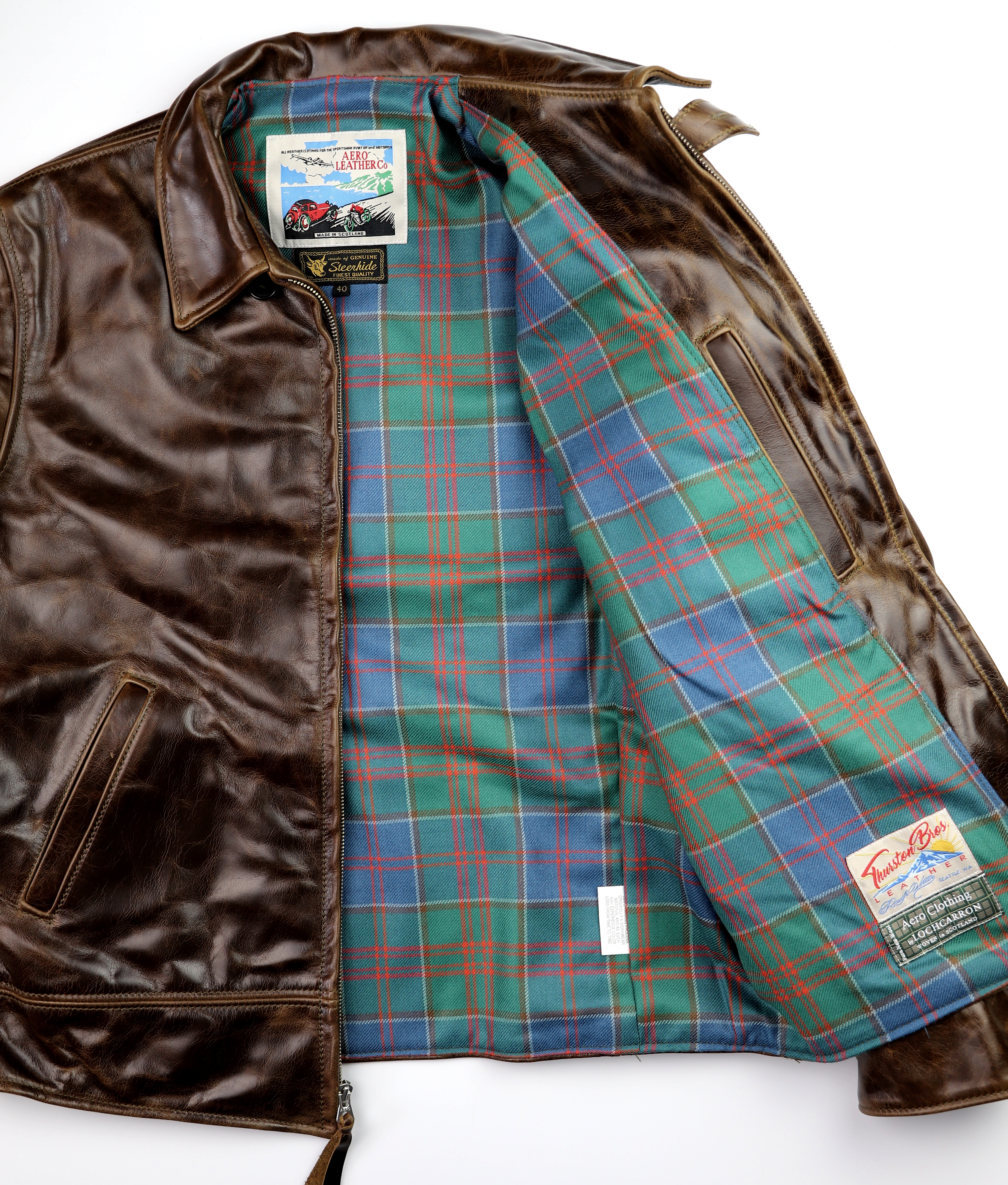 Aero Original Hercules Dark Maple Bainbridge KUS2 Stewart of Appin Hunting Ancient tartan lining.jpg