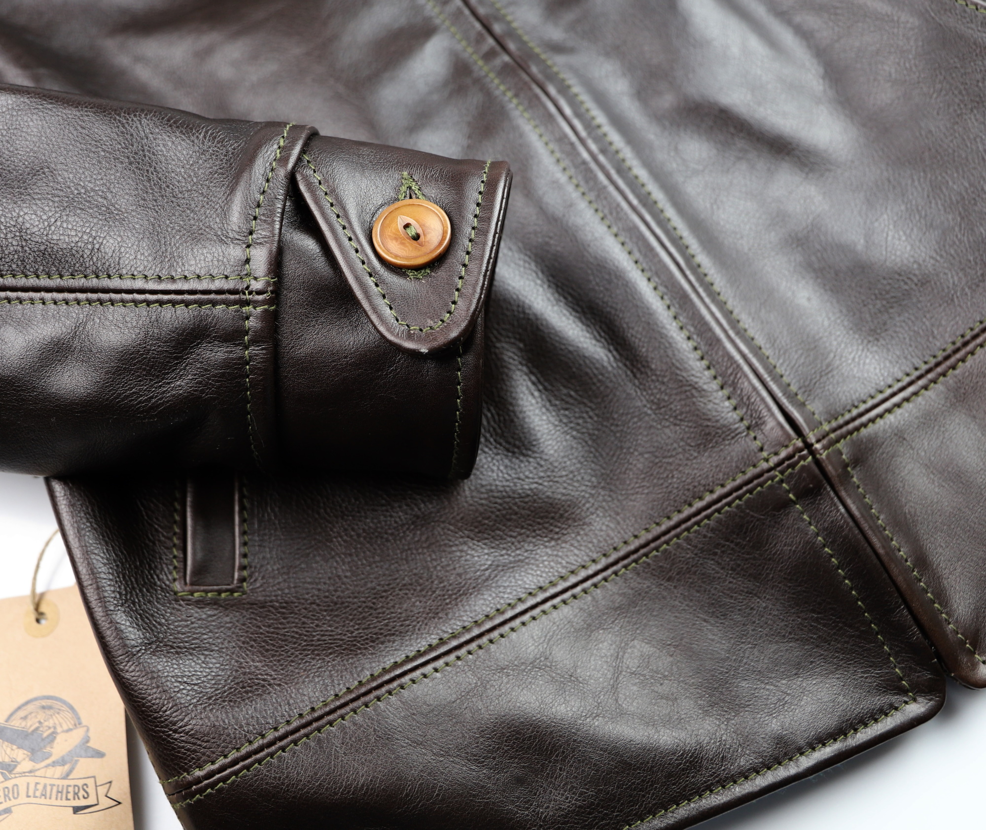 Aero Original Hercules Dark Seal Vicenza Horsehide KZ7 button cuff.jpg