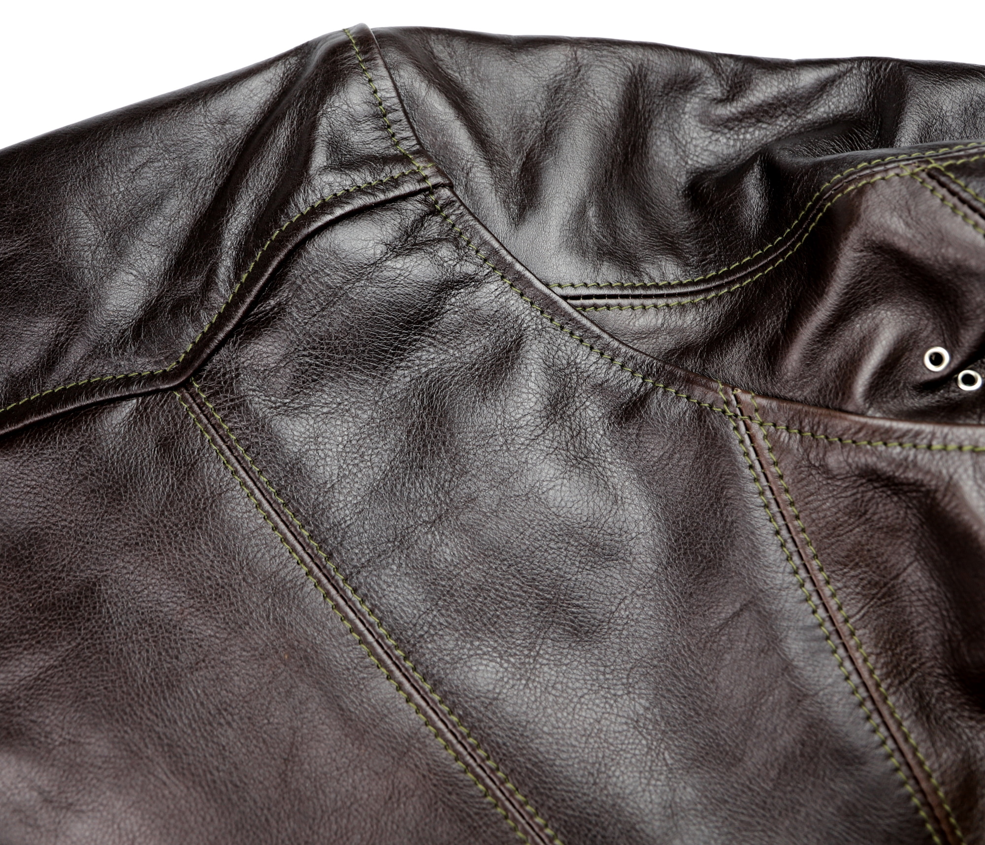 Aero Original Hercules Dark Seal Vicenza Horsehide KZ7 shoulder.jpg