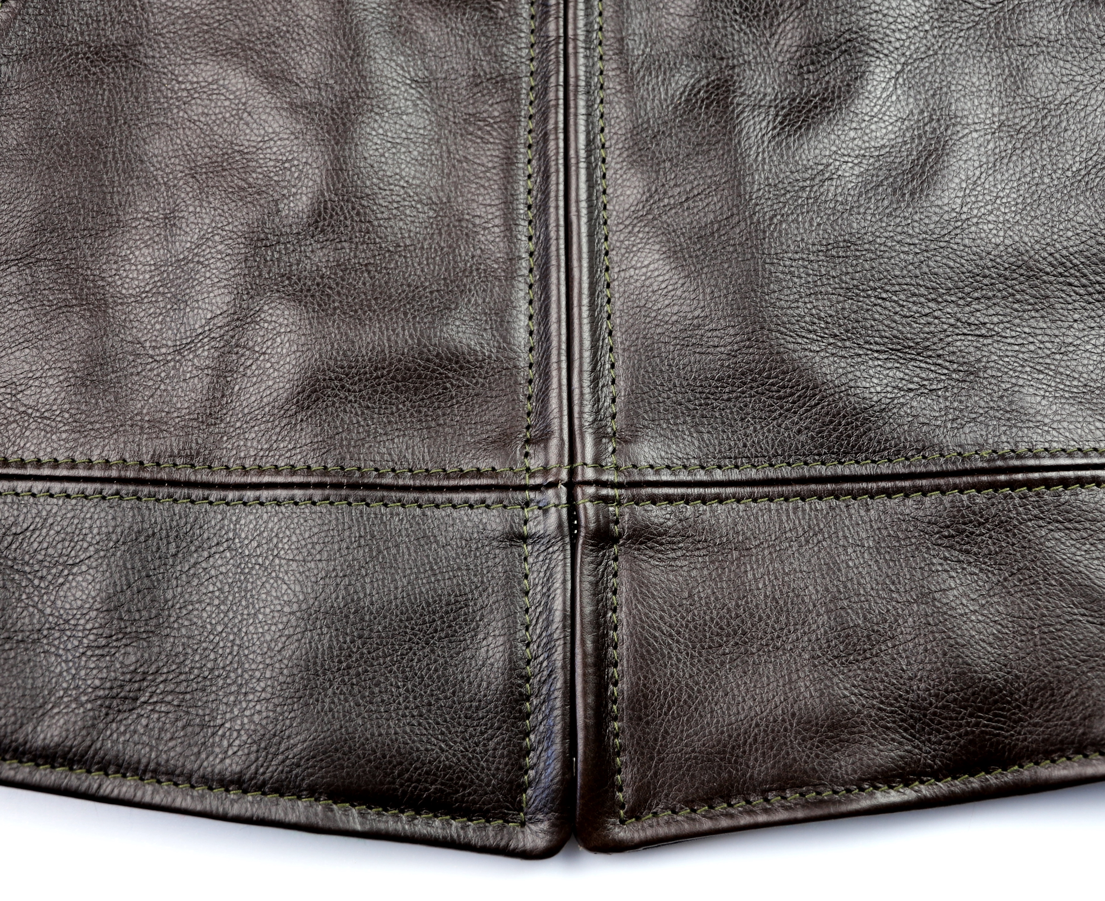 Aero Original Hercules Dark Seal Vicenza Horsehide L6D4 bottom hem.jpg