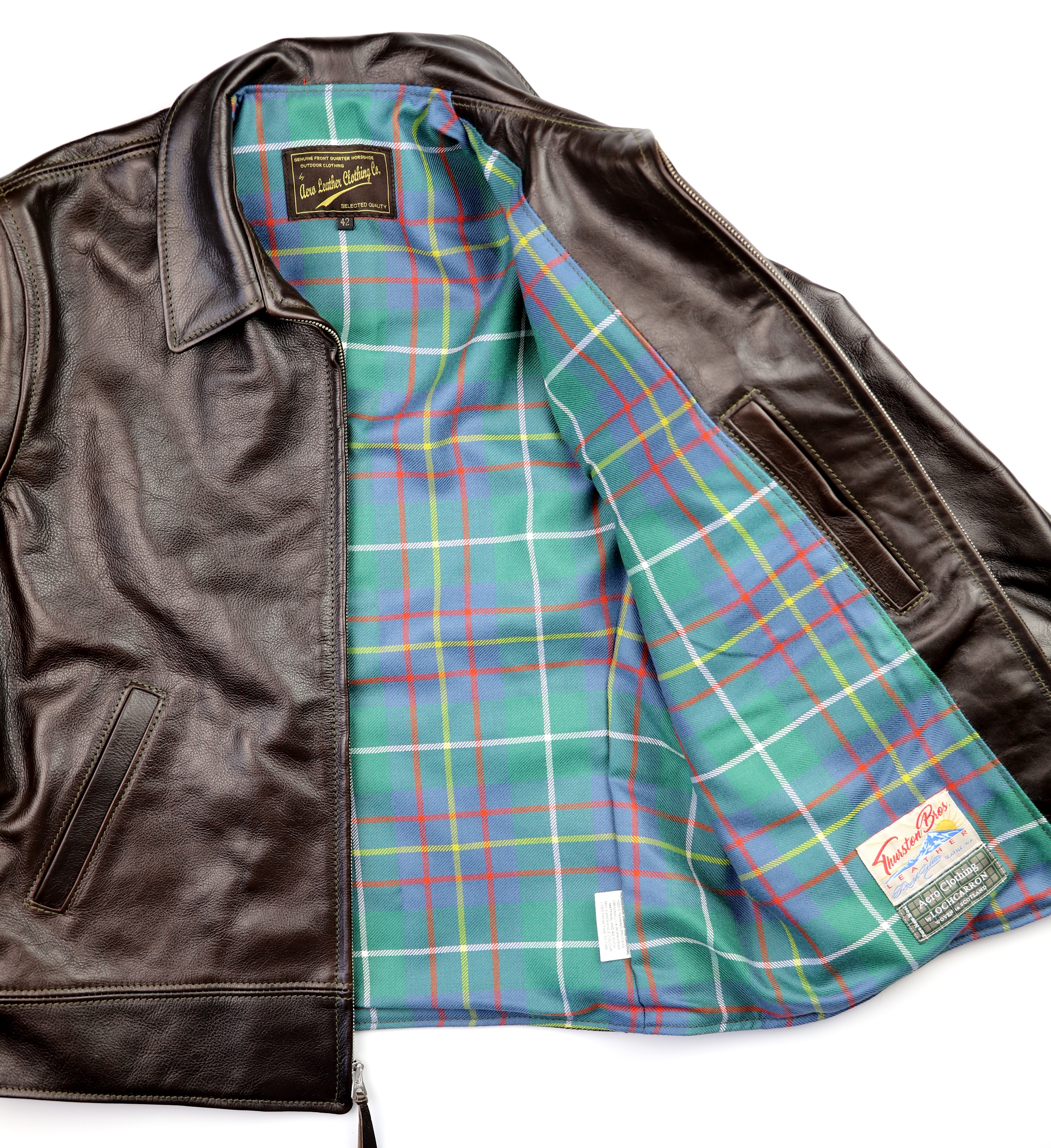 Aero Original Hercules Dark Seal Vicenza Horsehide L6D4 Inglis Ancient tartan lining.jpg