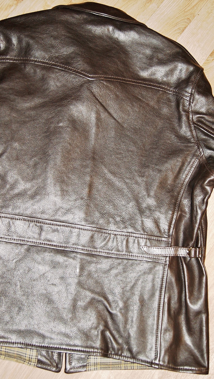 Aero Plainsman Dark Seal Vicenza Horsehide back.jpg