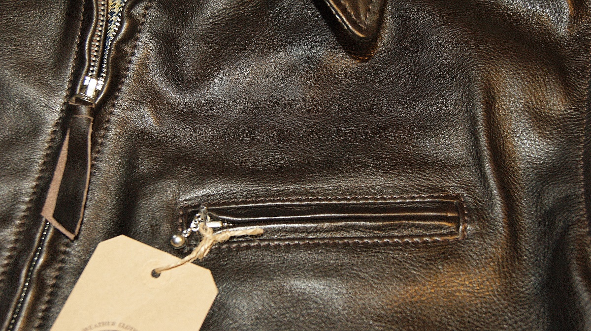 Aero Plainsman Dark Seal Vicenza Horsehide chest pocket.jpg