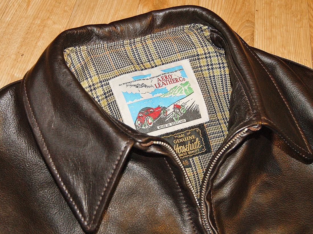 Aero Plainsman Dark Seal Vicenza Horsehide tag.jpg