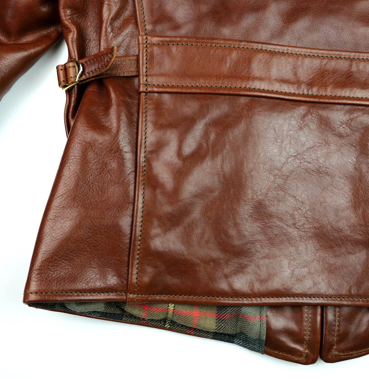 Aero Plainsman Russet Badalassi Cowhide lower back.jpg