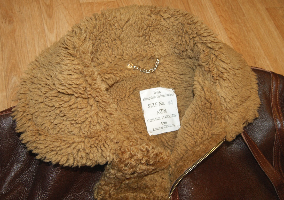 Aero Pre-War RAF Russet Shearling 44 tag.jpg