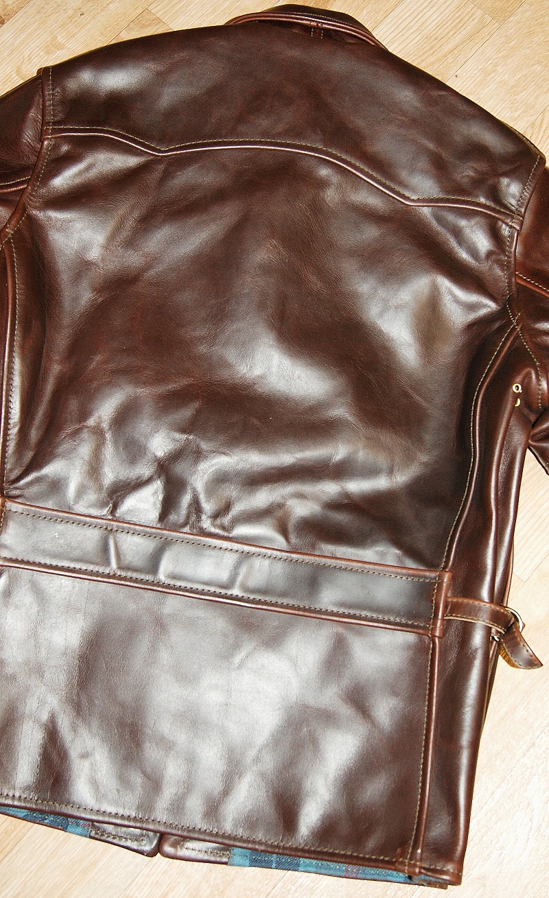 Aero Premier 1930s Half Belt Brown CXL Steerhide back.jpg