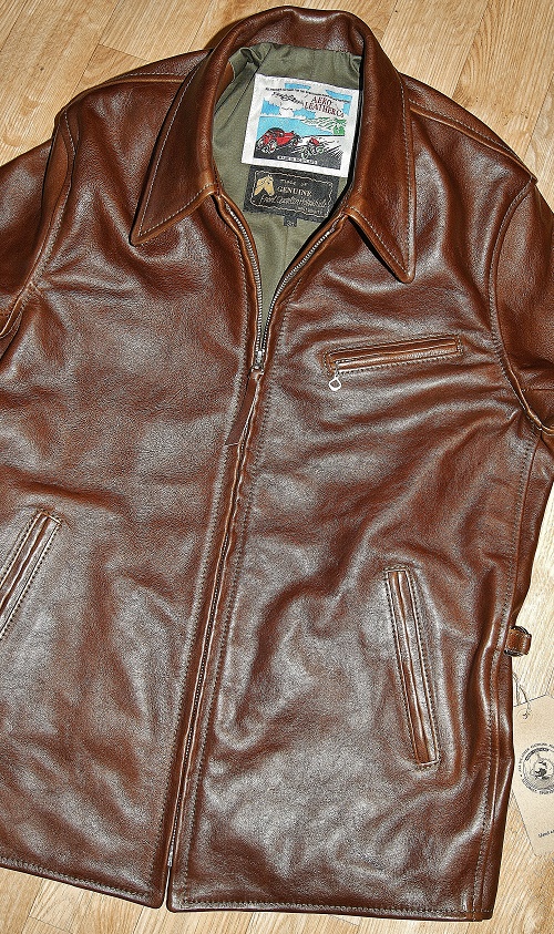 Aero Premier 1930s Half Belt Seal Vicenza Horsehide front.jpg