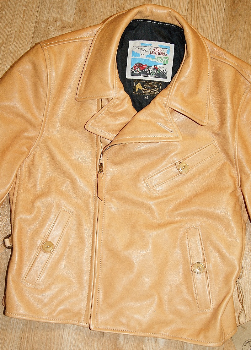 Aero Premier Bootlegger Natural Vicenza Horsehide front.jpg