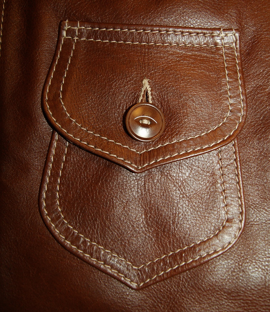 Aero Premier Bootlegger Russet Vicenza Horsehide patch pocket.jpg