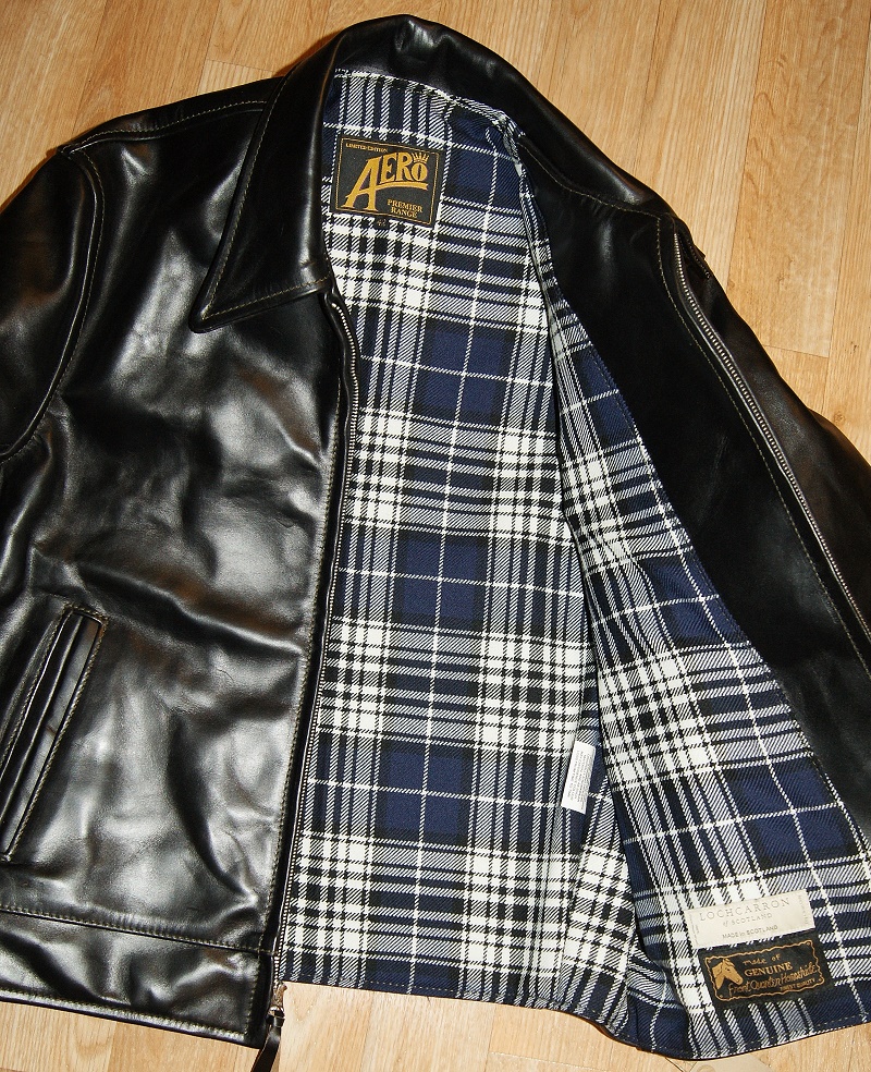 Aero Premier Highwayman Black CXL FQHH Napier Modern heavyweight tartan lining.jpg