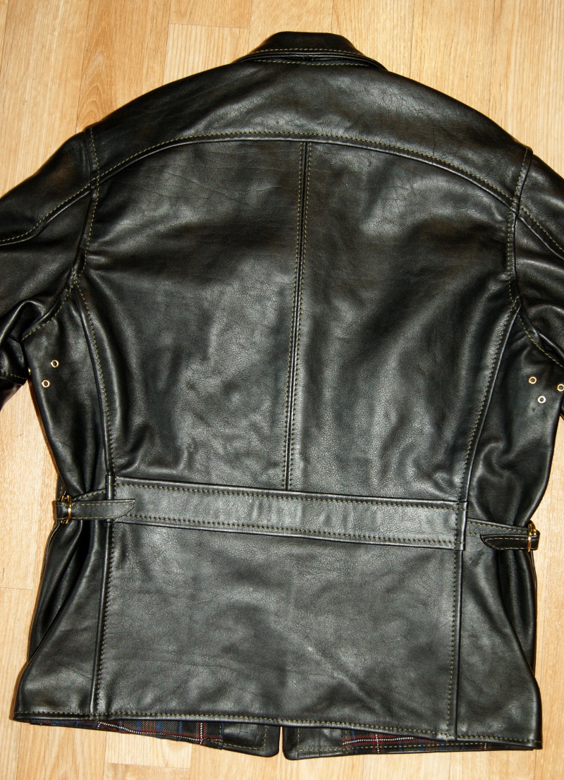 Aero Premier Highwayman Black Vicenza Horsehide AA31 back.jpg