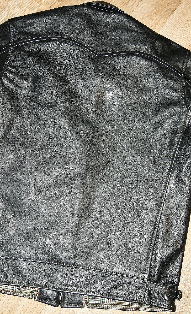 Aero Premier Highwayman Black Vicenza Horsehide back.jpg