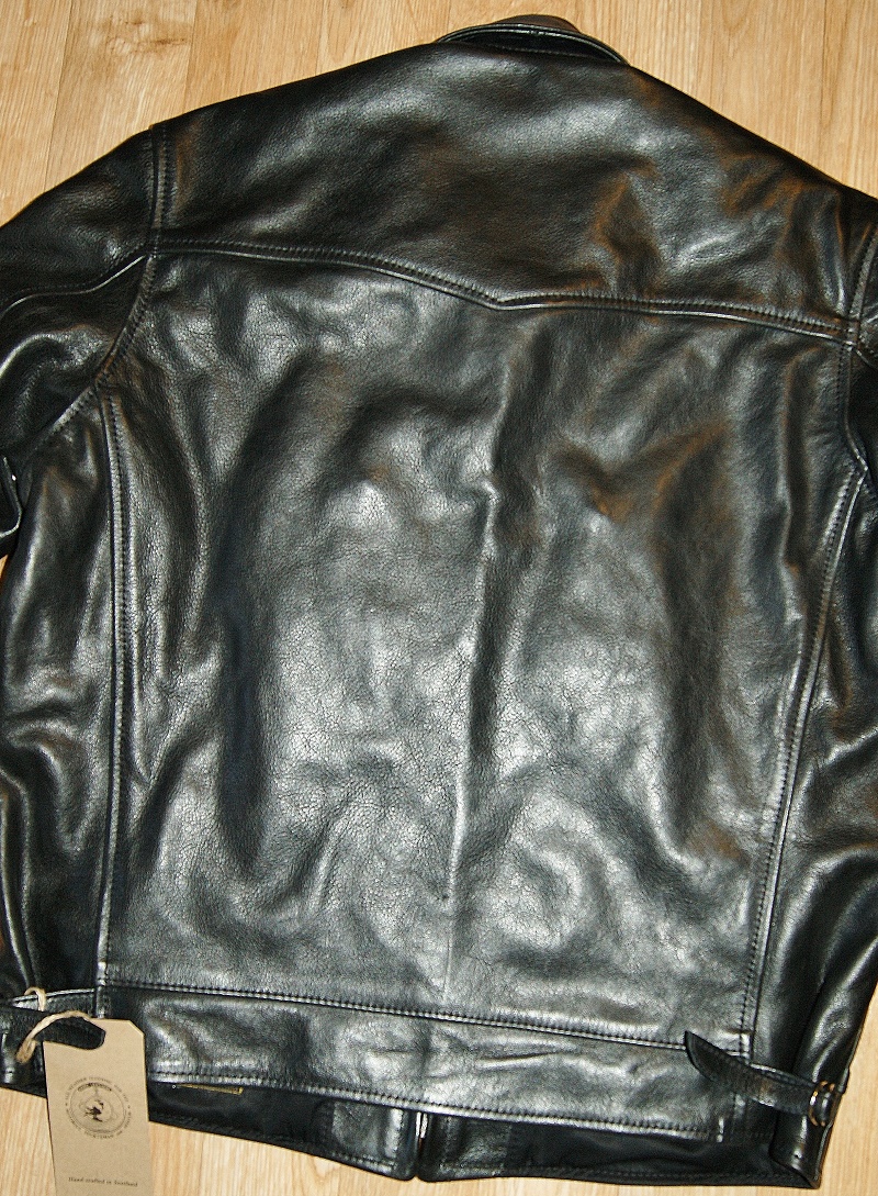 Aero Premier Highwayman Black Vicenza Horsehide back.jpg