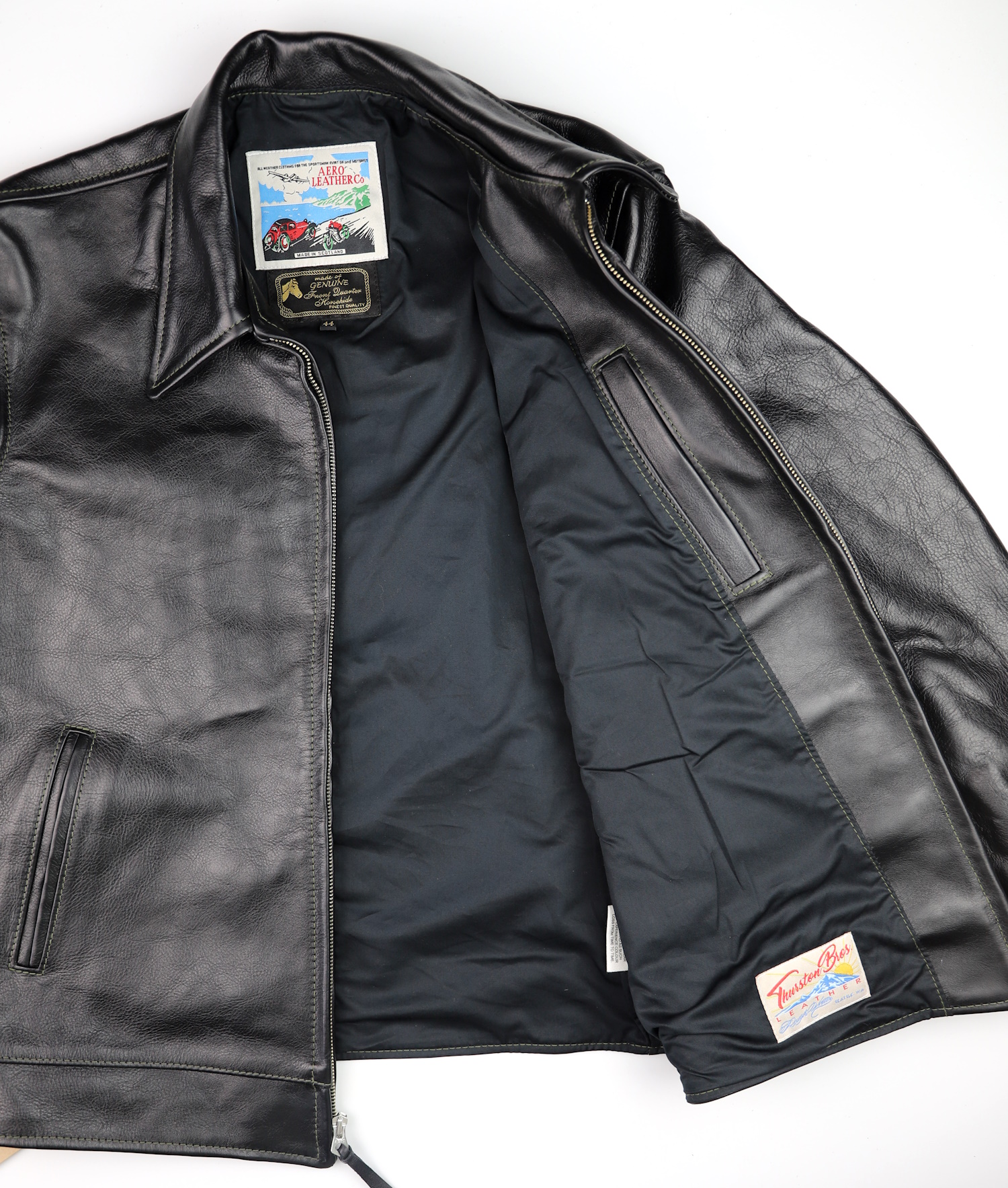 Aero Premier Highwayman Black Vicenza Horsehide CM2 black cotton sateen lining.jpg