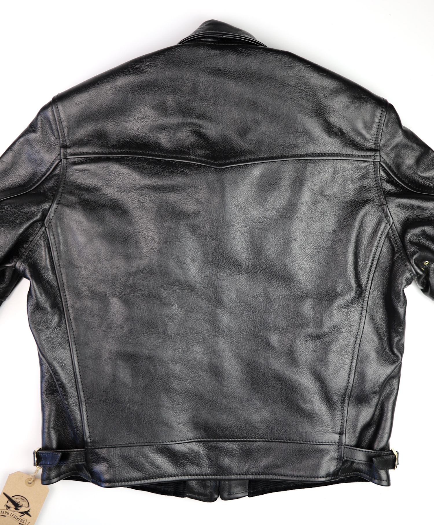 Aero Premier Highwayman Black Vicenza Horsehide FR9 back.jpg