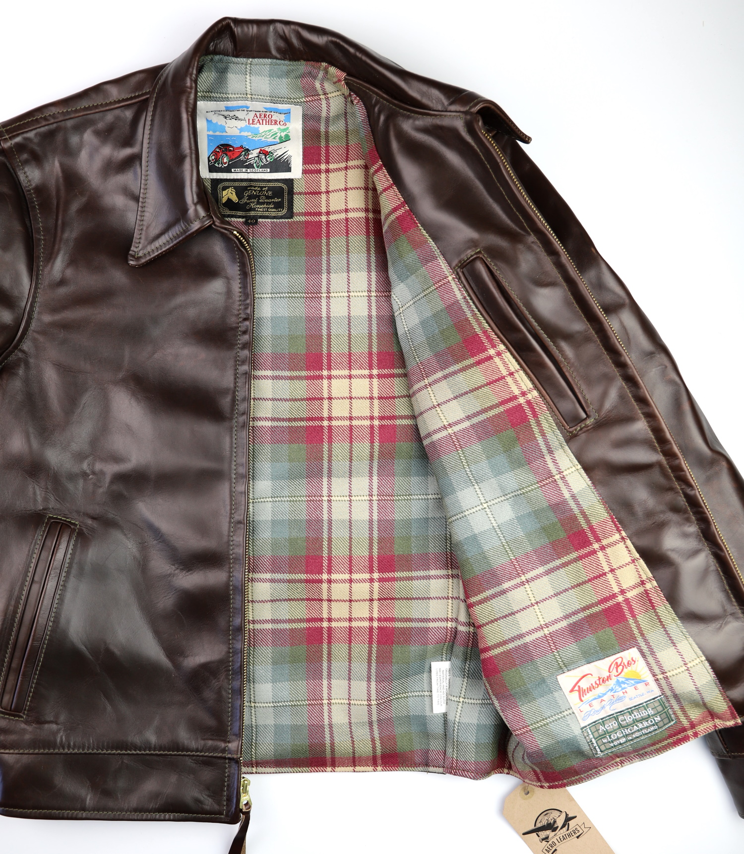 Aero Premier Highwayman Brown CXL FQHH NU1 Auld Scotland tartan heavyweight lining.jpg