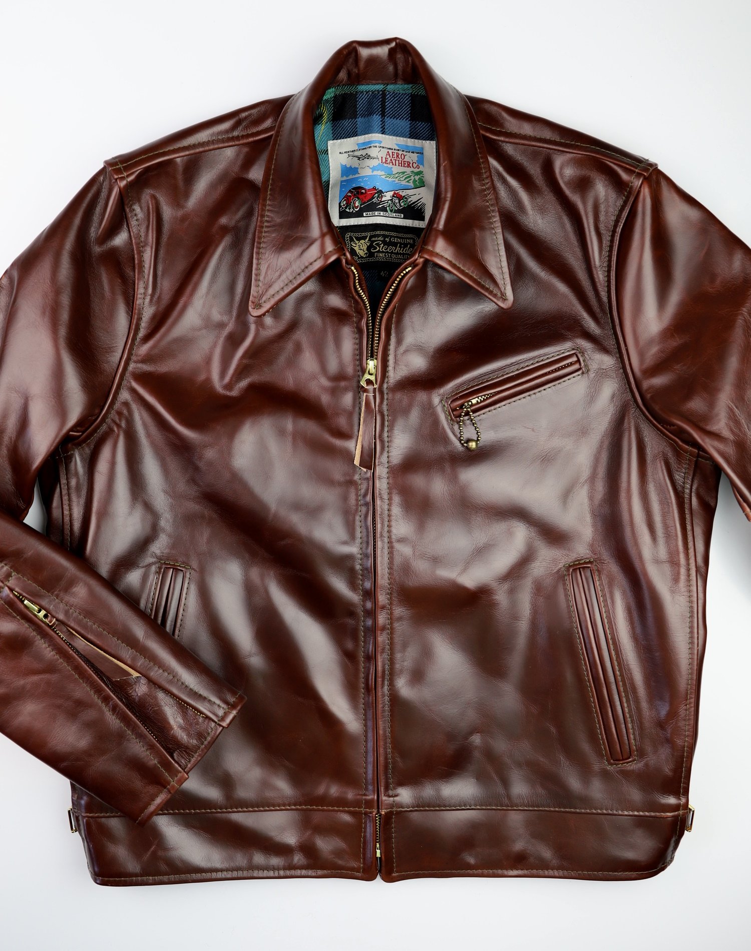 Aero Premier Highwayman Brown CXL Steerhide EG6 front.jpg