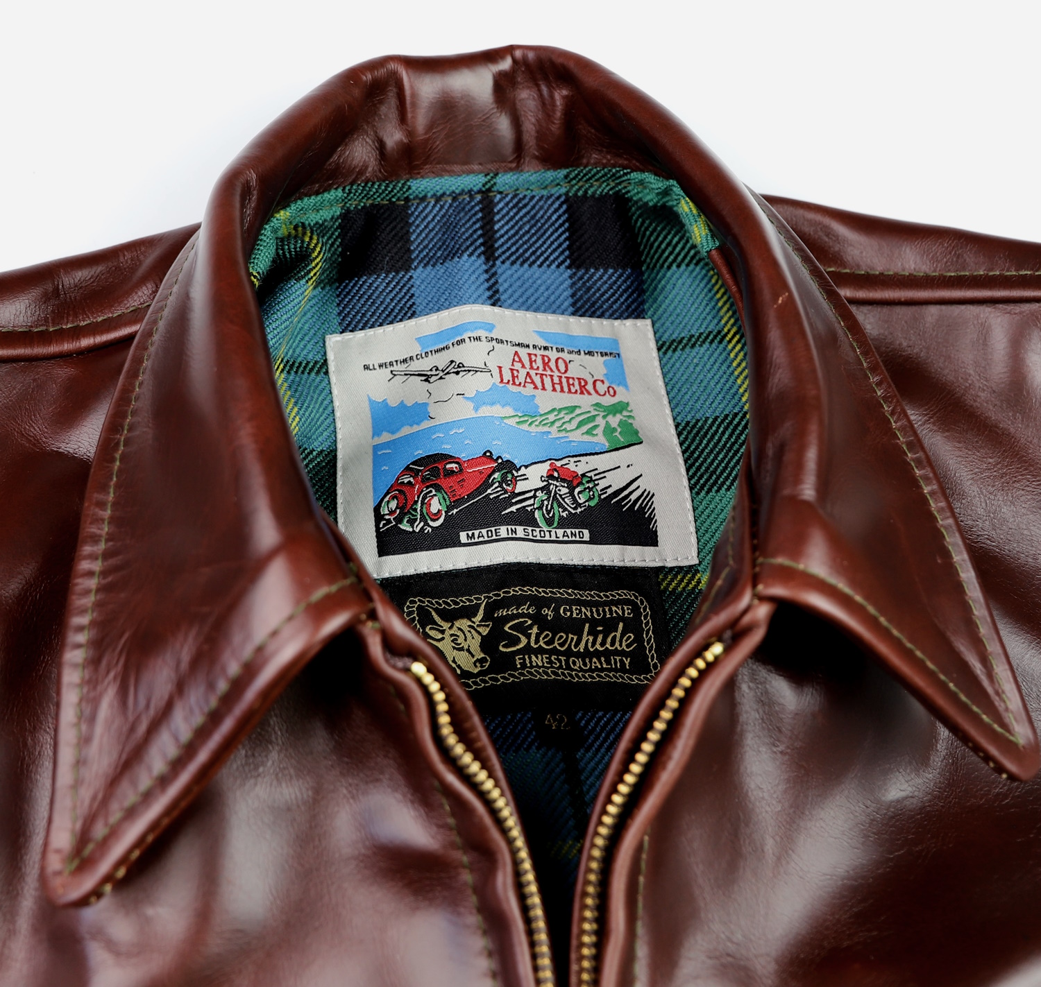 Aero Premier Highwayman Brown CXL Steerhide EG6 tag.jpg