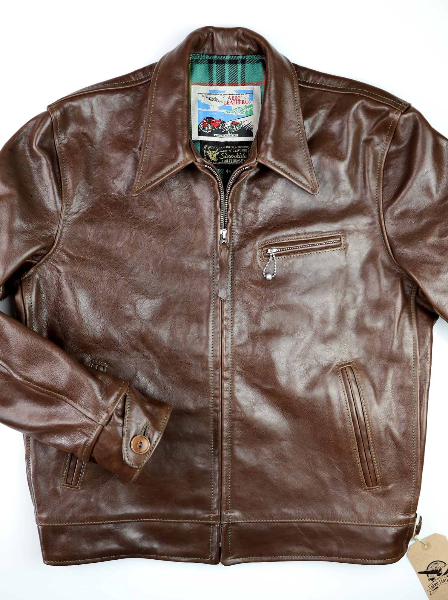 Aero Premier Highwayman Chestnut Badalassi Cowhide 1N8 front.jpg