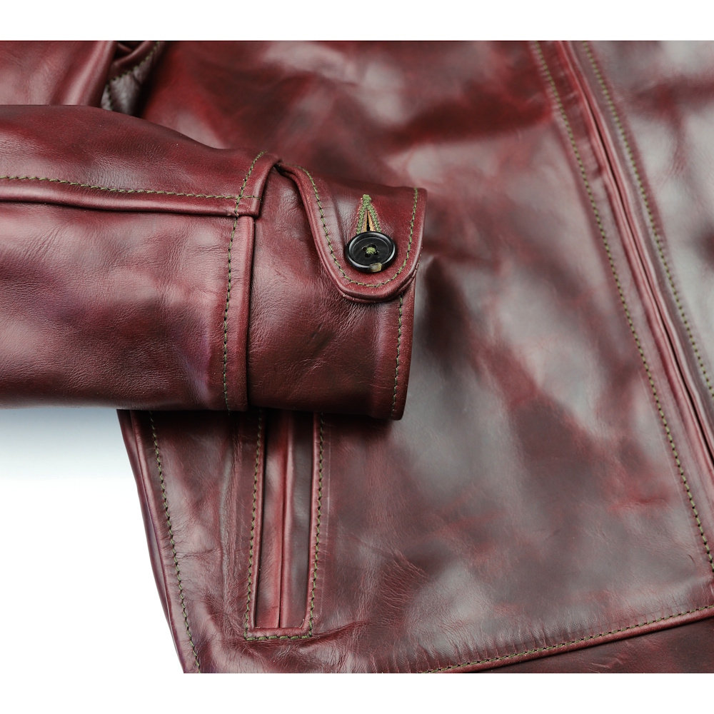 Aero Premier Highwayman Cordovan CXL Steerhide MC9 button cuff.jpg