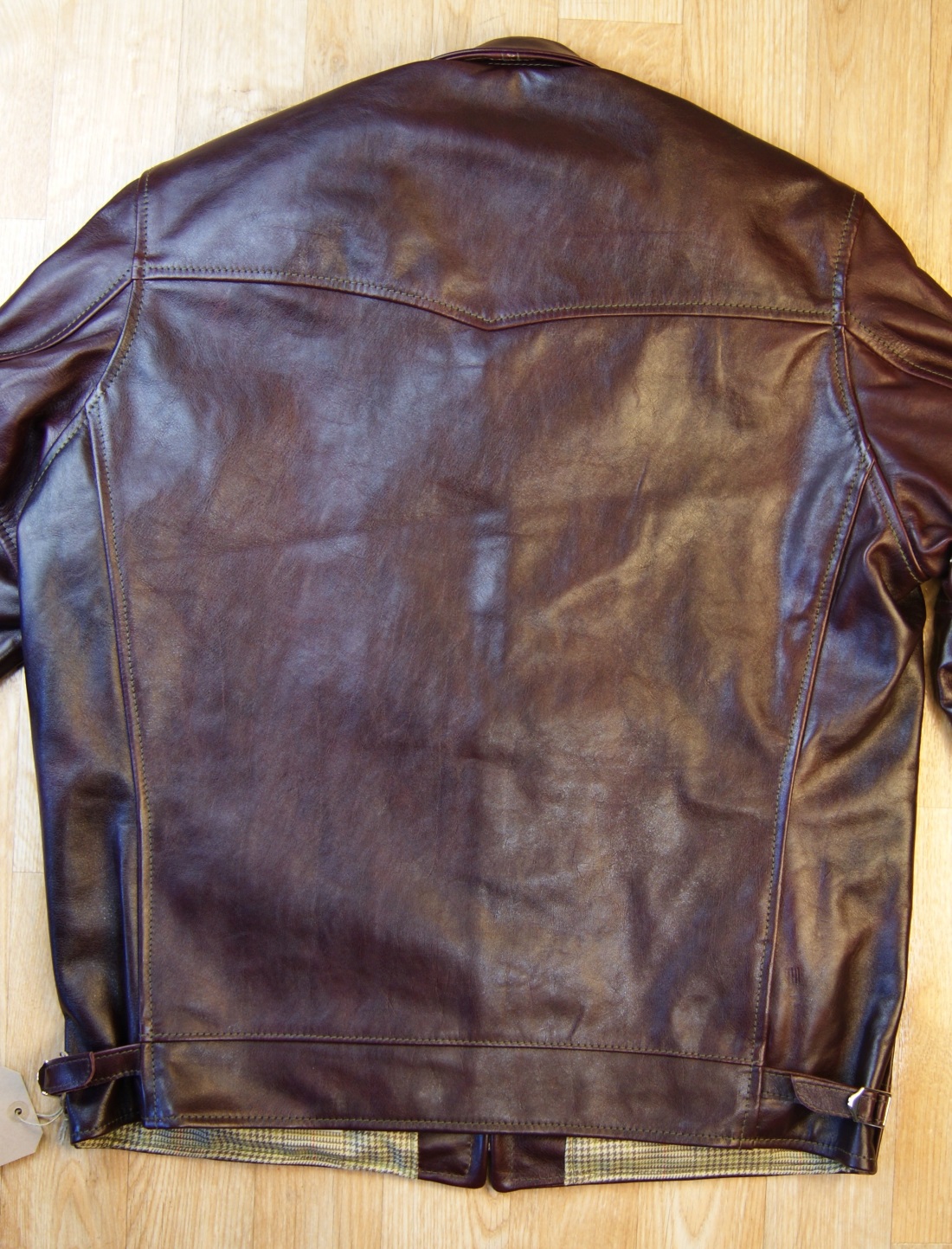 Aero Premier Highwayman Cordovan Vicenza Horsehide back.jpg