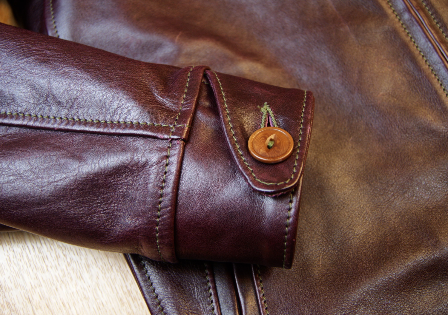 Aero Premier Highwayman Cordovan Vicenza Horsehide CL3 cuff.jpg