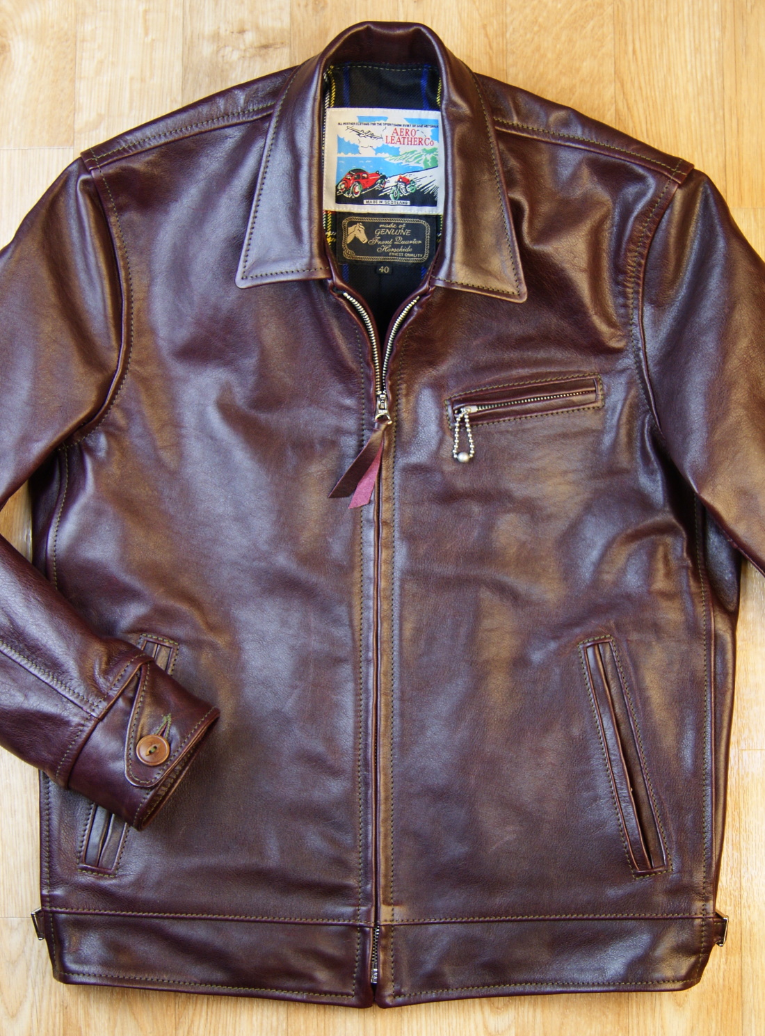 Aero Premier Highwayman Cordovan Vicenza Horsehide CL3 front.jpg