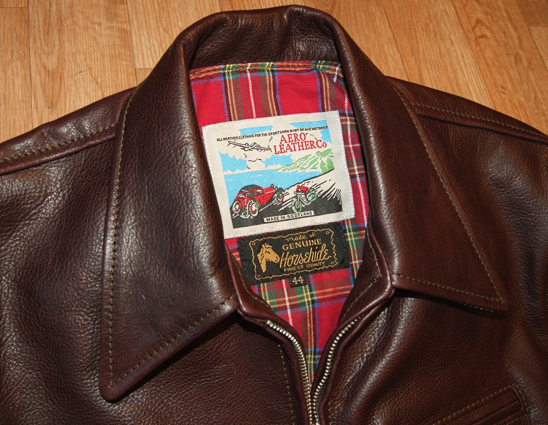 Aero Premier Highwayman Cordovan Vicenza Horsehide Highwayman 44 tag.jpg