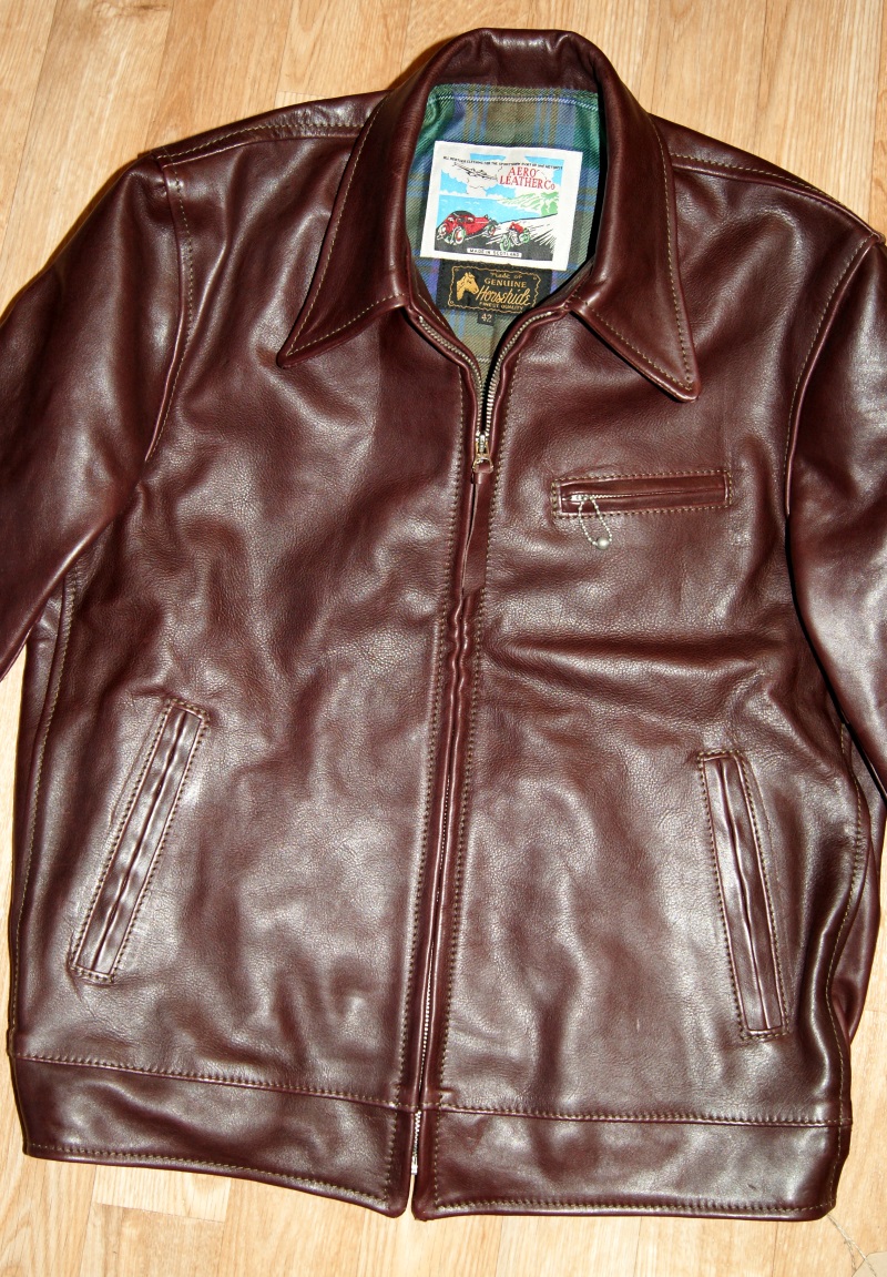 Aero Premier Highwayman Cordovan Vicenza Horsehide size 42 front.jpg