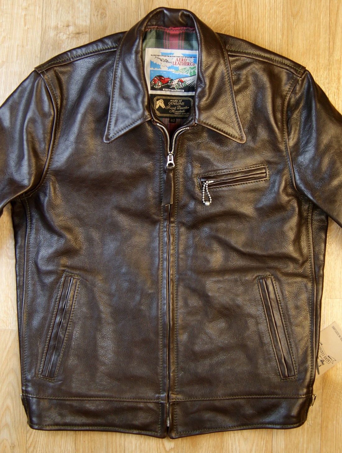 Aero Premier Highwayman Dark Seal Vicenza Horsehide HF5 front.jpg