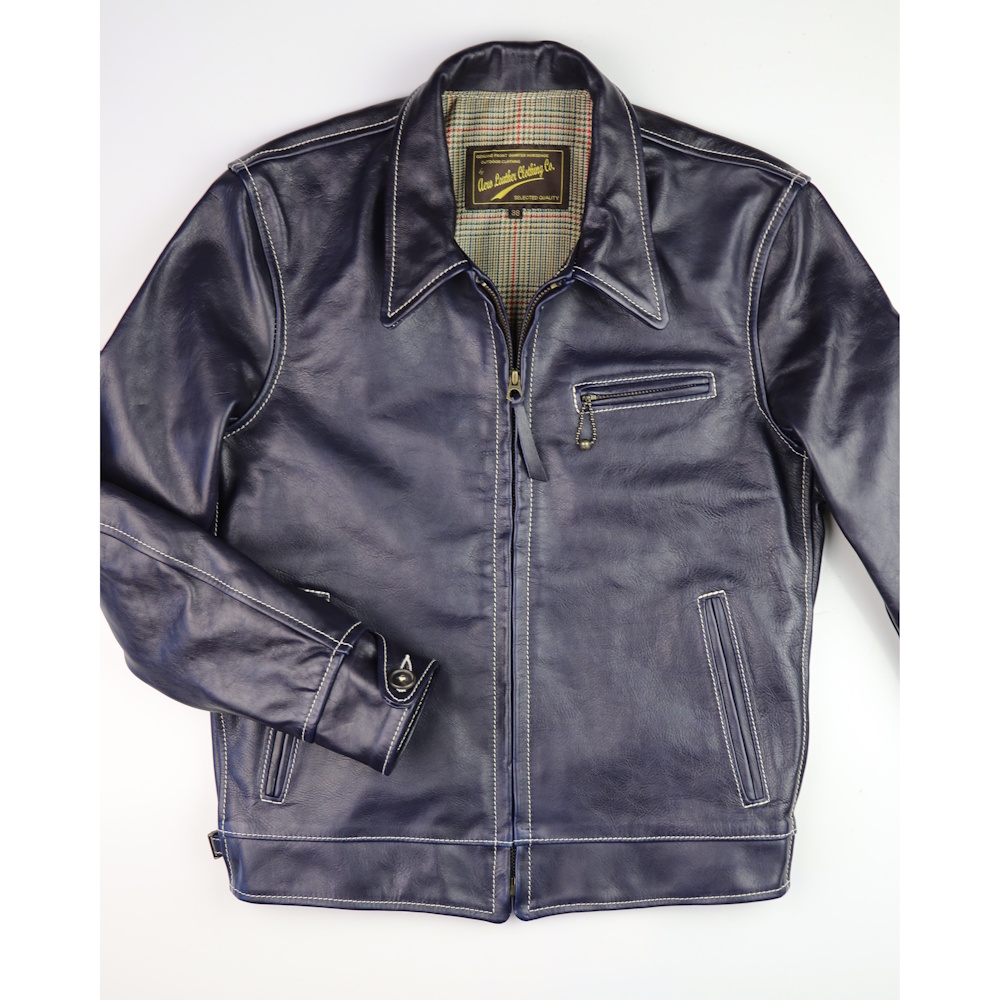 Aero Premier Highwayman Navy Blue Vicenza horsehide front IG square.jpg