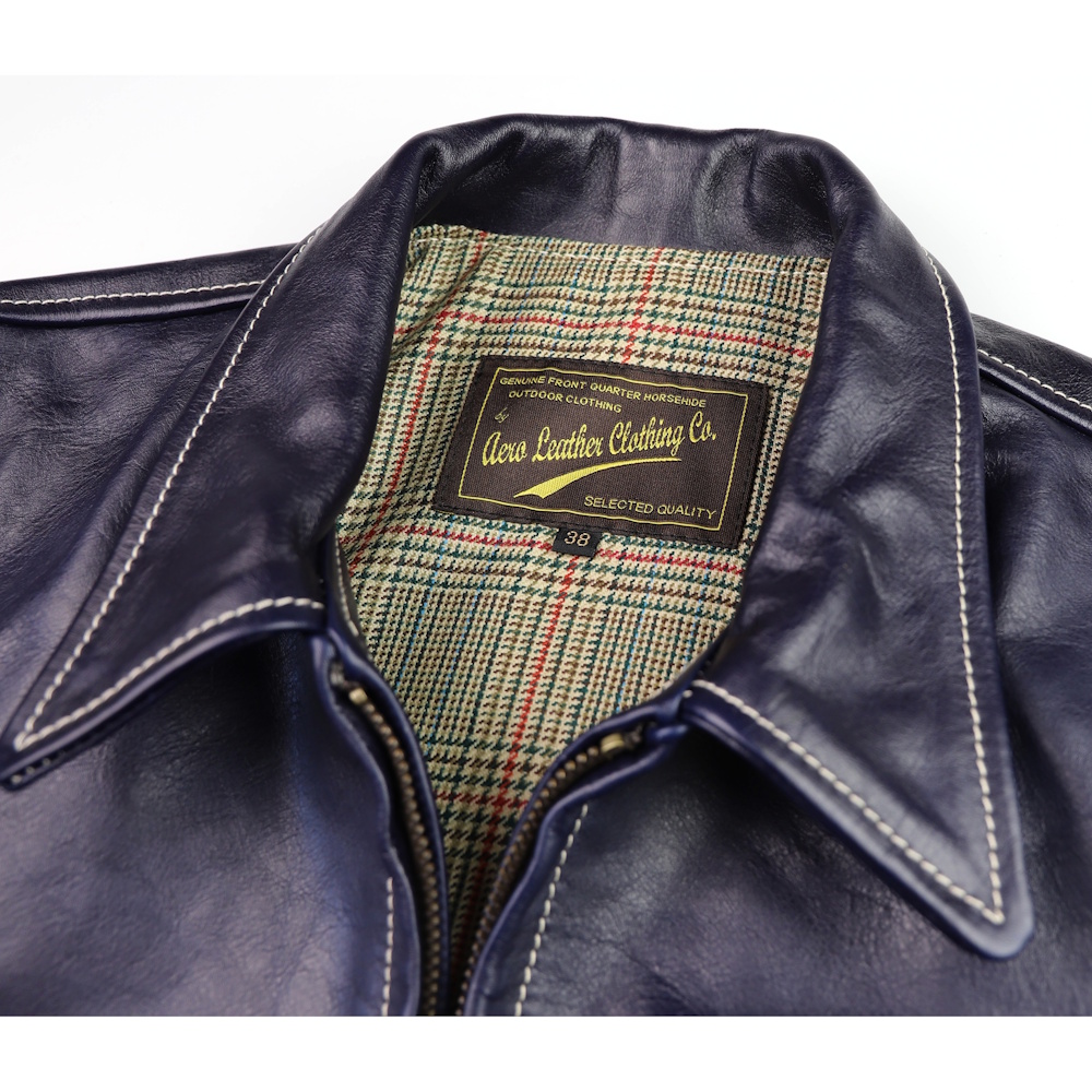 Aero Premier Highwayman Navy Blue Vicenza horsehide tag IG square.jpg