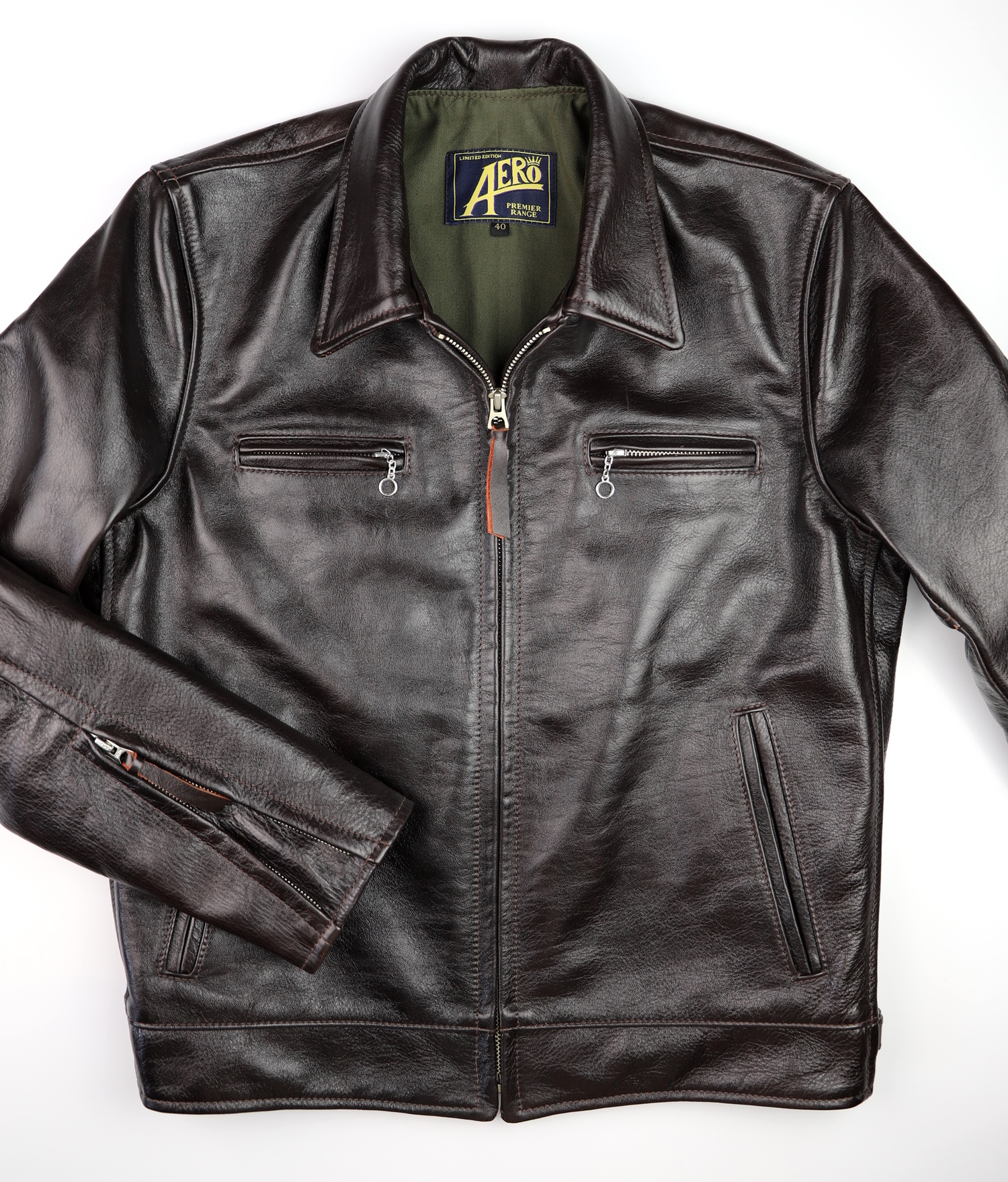 Aero Premier Highwayman Seal Jerky Horsehide front.jpg