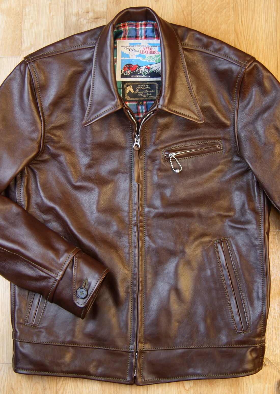 Aero Premier Highwayman Seal Vicenza Horsehide ENC front.jpg