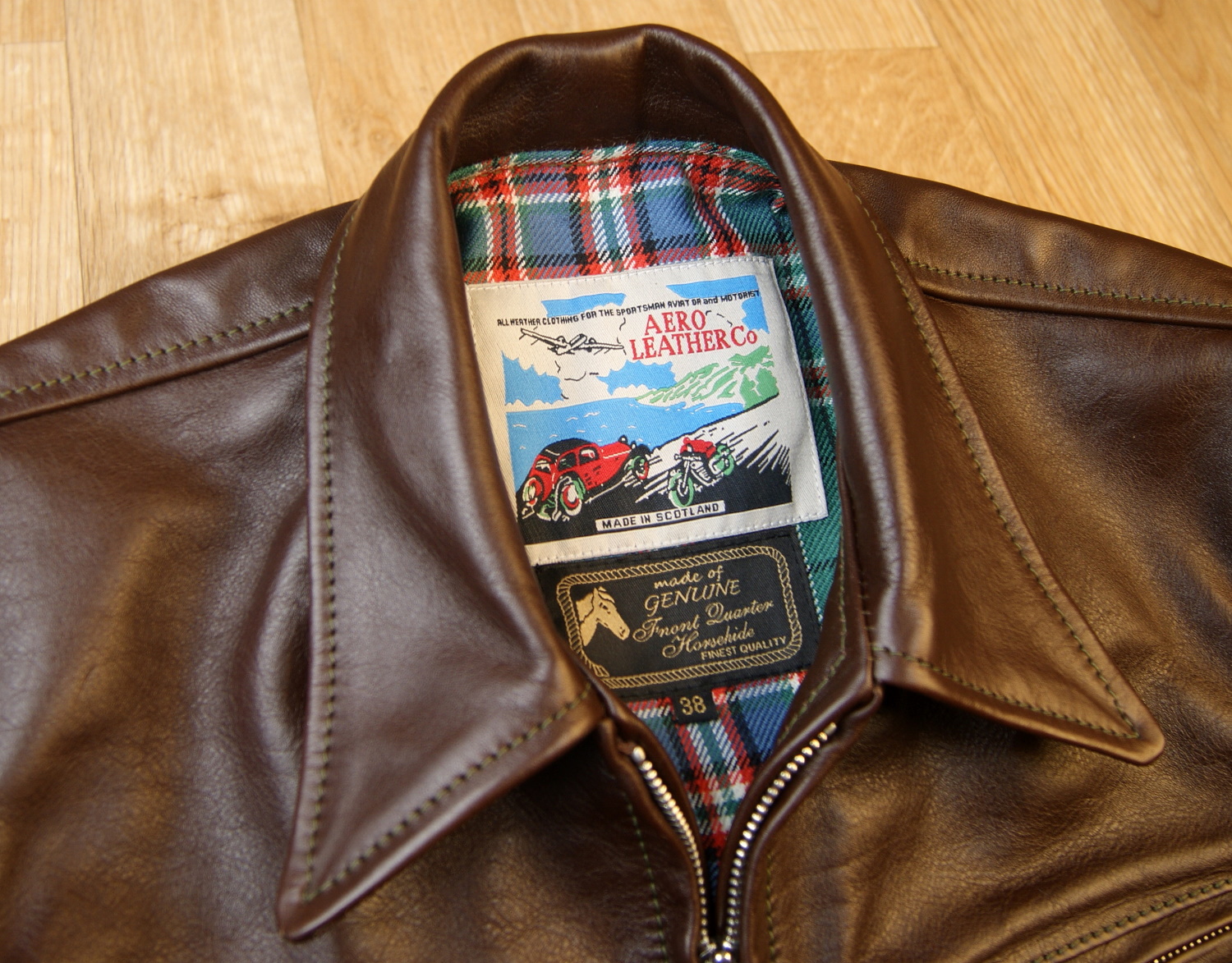 Aero Premier Highwayman Seal Vicenza Horsehide ENC tag.jpg