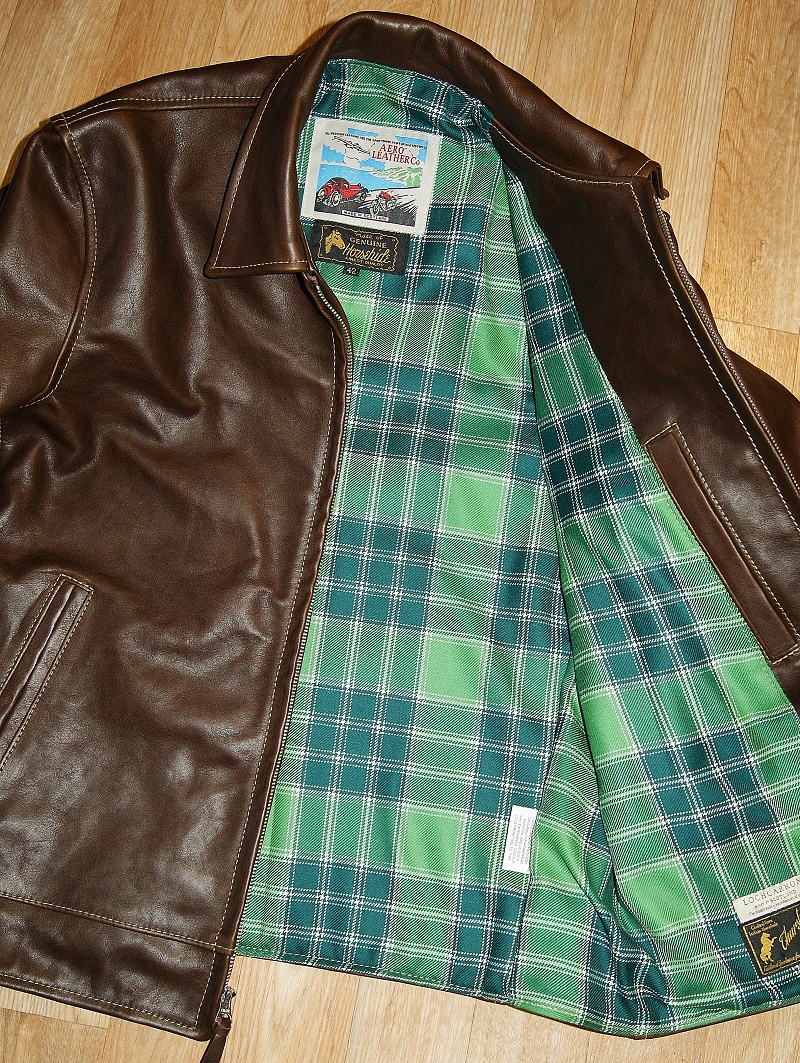 Aero Premier Highwayman Seal Vicenza Horsehide MacDonald Lord of the Isles tartan lining.jpg