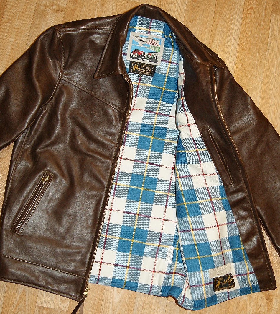 Aero Premier Highwayman Seal Vicenza Horsehide MacRae of Conchra Modern tartan lining.jpg