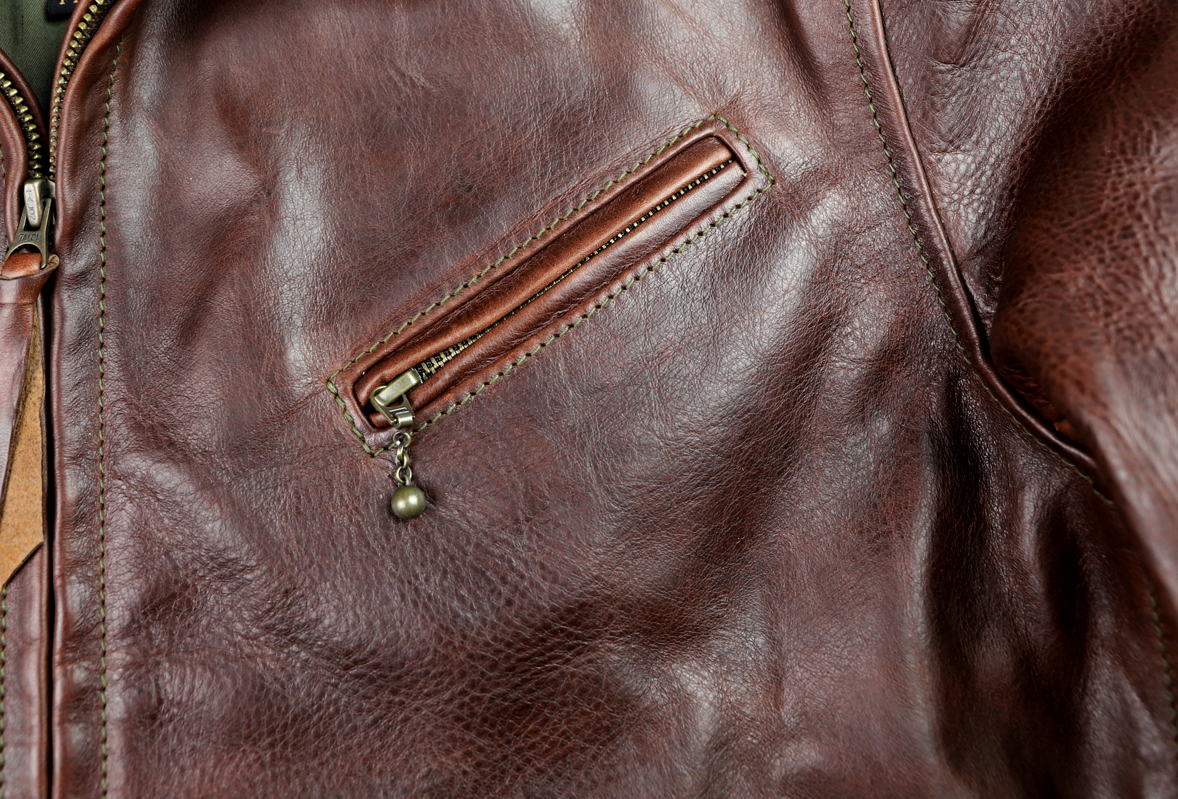 Aero Premier Highwayman Tumbled Brown FQHH NQ8 chest pocket.jpg